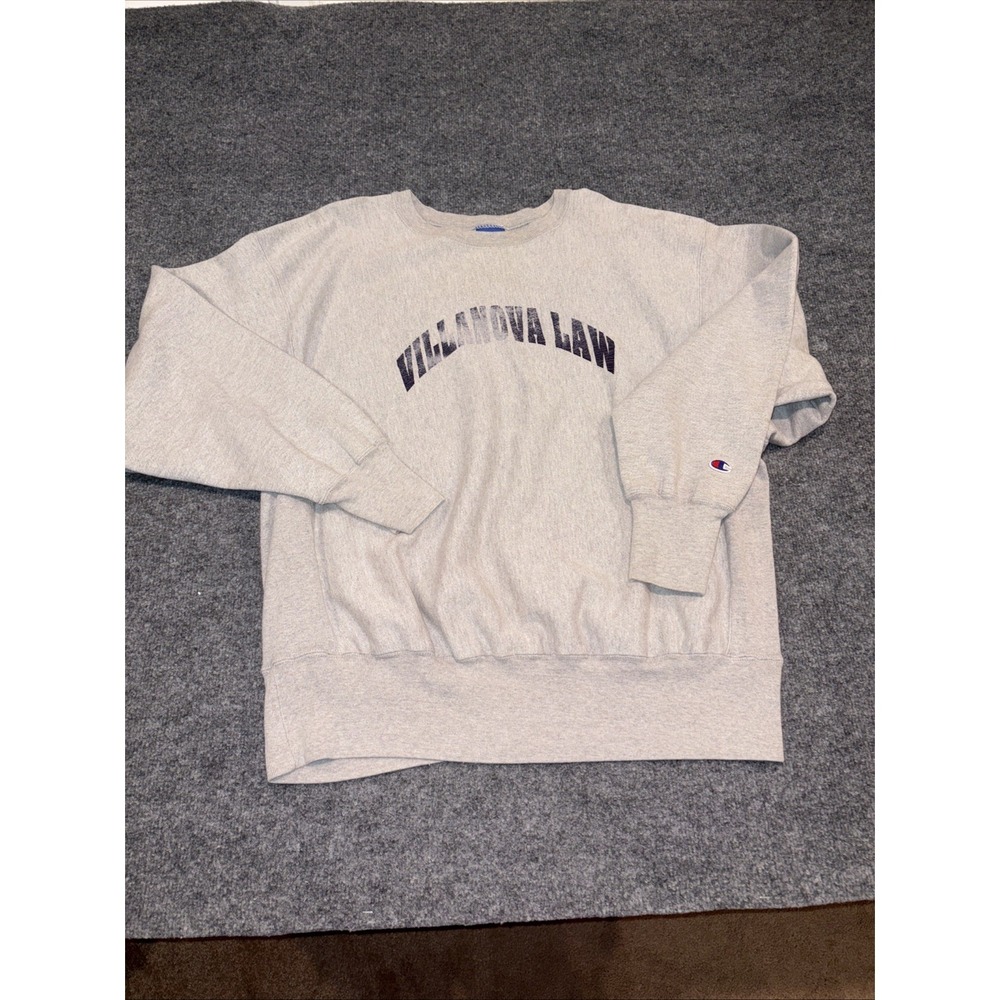 VTG Champion Reverse Weave Villanova Law 90s Sweatshirt XL Philadelphia College - Picture 1 of 10